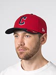 Бейсболка NEW ERA арт. 60646826 Cleveland Guardians MLB (темно-синий / красный)